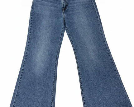 Levi's Premium Blue Ribcage Bell High-Rise Flared Jeans