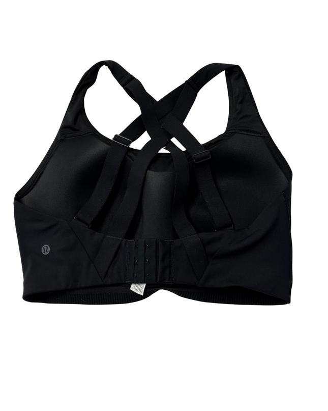 Lululemon Black High-Support Cross-Back Sports Bra