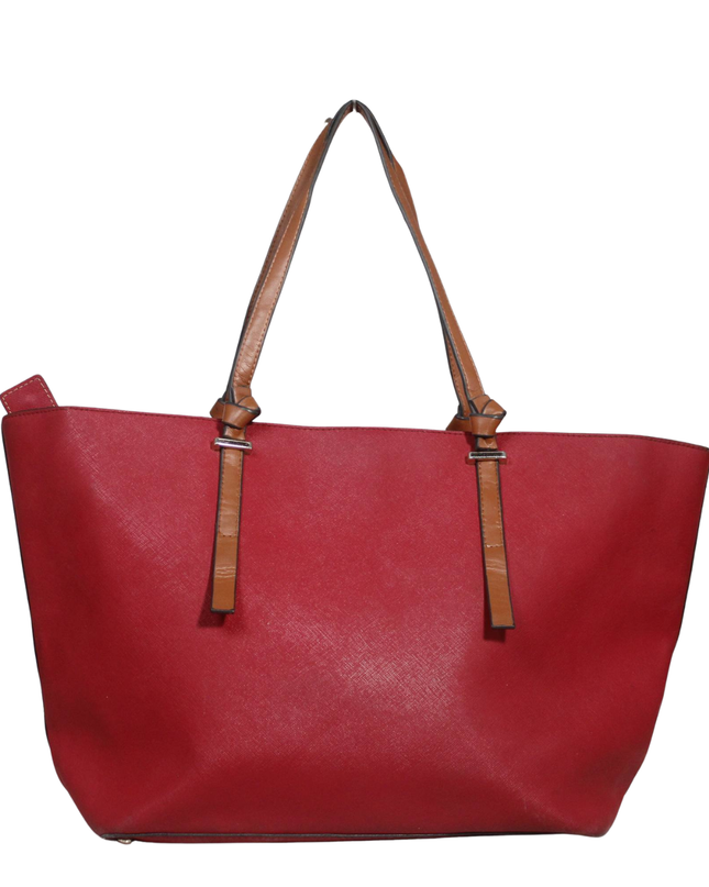 Kate Spade Red Saffiano Leather Tote Bag