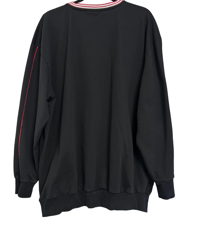 Defacto Black NBA Chicago Bulls Graphic Sweatshirt