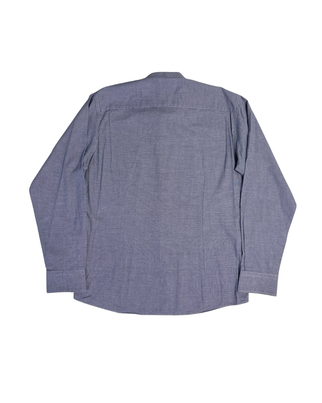 Calvin Klein Blue Micro Check Slim Fit Shirt