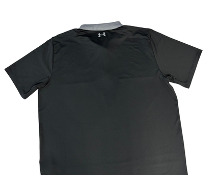 Under Armour Black/Grey Men's Performance Sports Polo