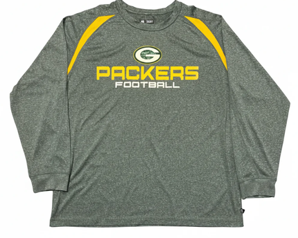 NFL Team Apparel Green Bay Packers Green Long Sleeve Sports T-Shirt
