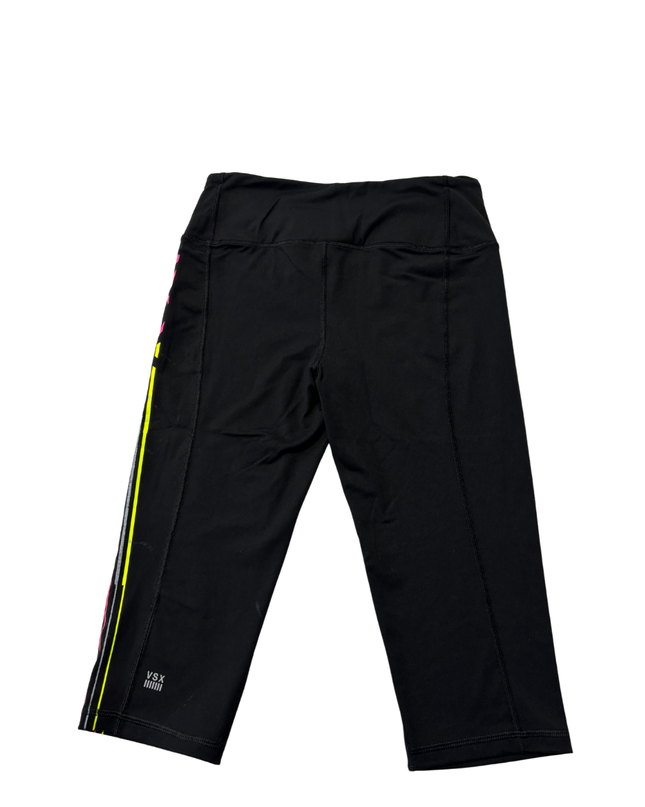 Victoria's Secret VSX Sport Black Knockout Crop Leggings