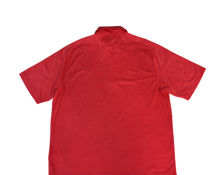 Nike Red Golf Sports Polo Shirt