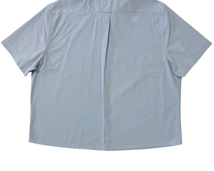 Lacoste Regular Fit Light Blue Short-Sleeve Oxford Shirt