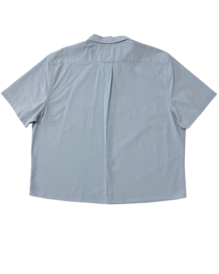 Lacoste Regular Fit Light Blue Short-Sleeve Oxford Shirt