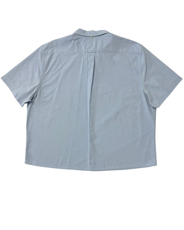 Lacoste Regular Fit Light Blue Short-Sleeve Oxford Shirt