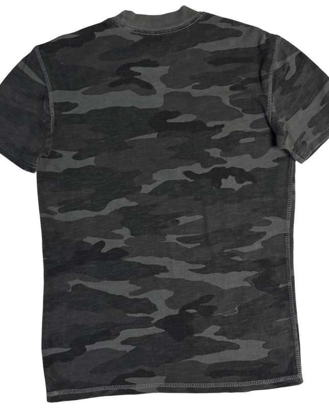 American Eagle Grey Camo Crew Neck T-Shirt