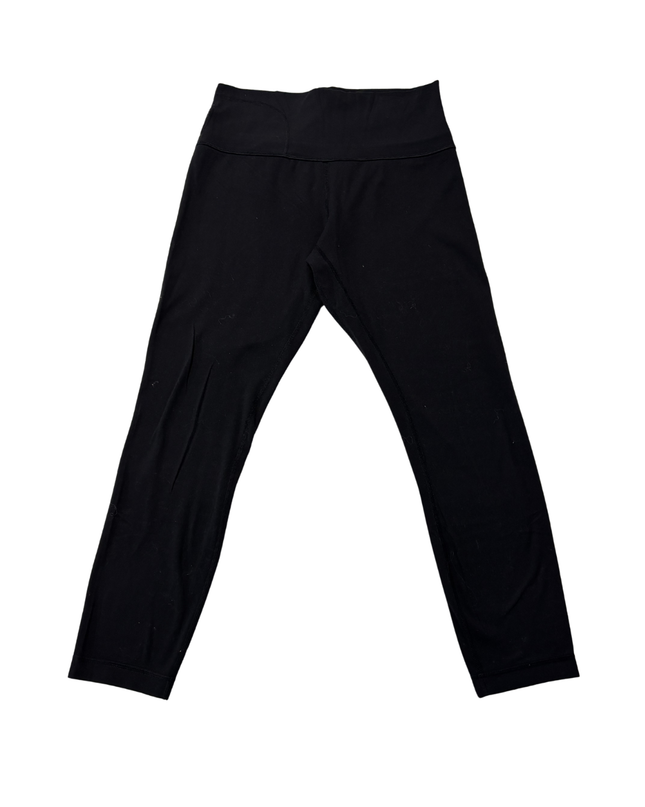 Lululemon Black High-Rise Cropped Leggings