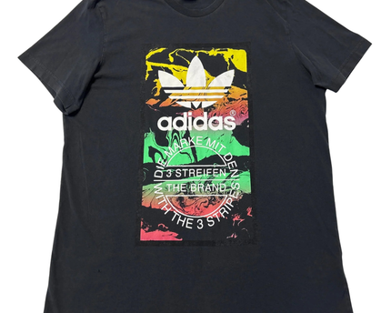 Adidas Black Trefoil Graphic T-Shirt