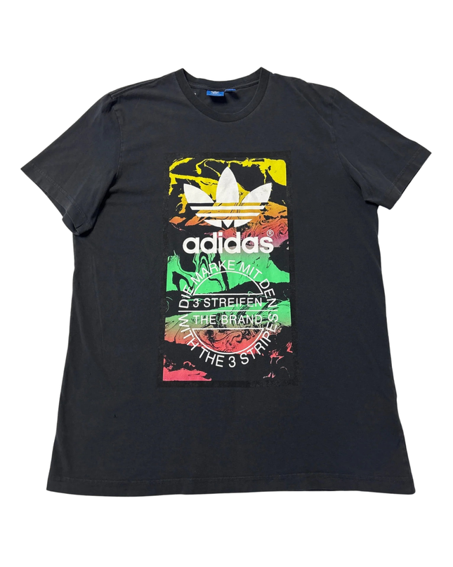 Adidas Black Trefoil Graphic T-Shirt