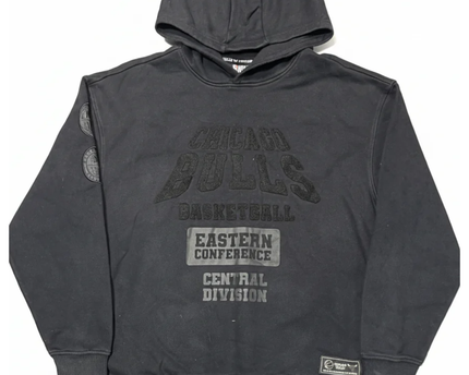 NBA Chicago Bulls Basketball Black Graphic Hoodie
