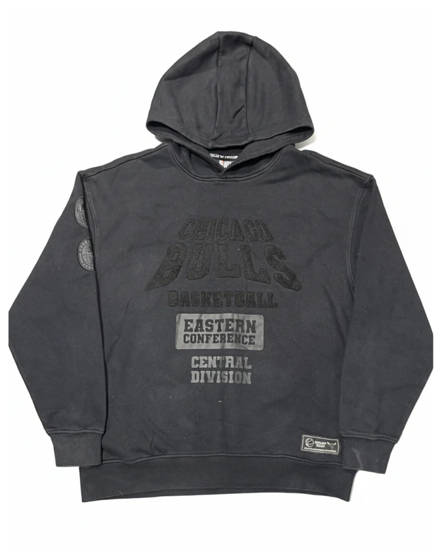 NBA Chicago Bulls Basketball Black Graphic Hoodie