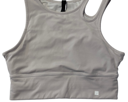FILA Mauve Asymmetric Cut-Out High-Neck Sports Top