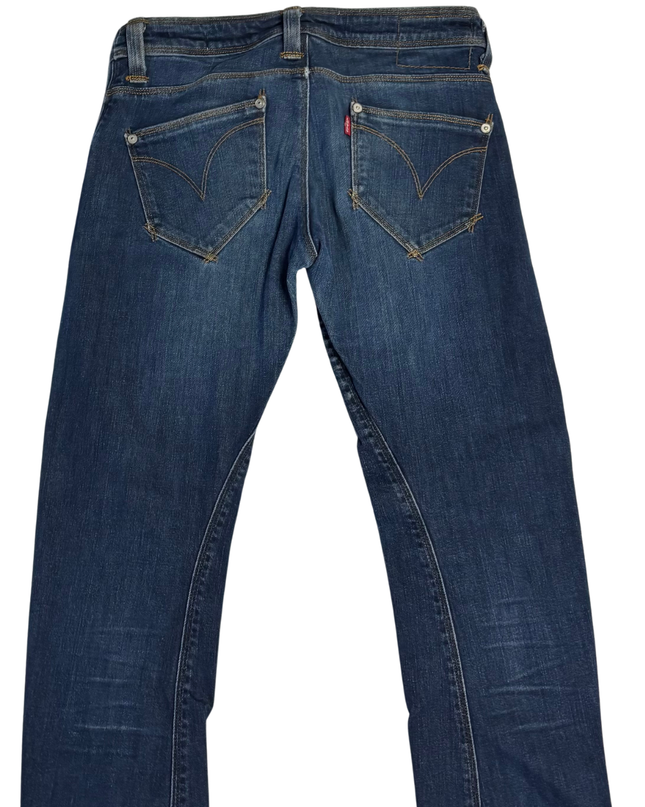 Levi's Blue Engineered Straight Leg Jeans