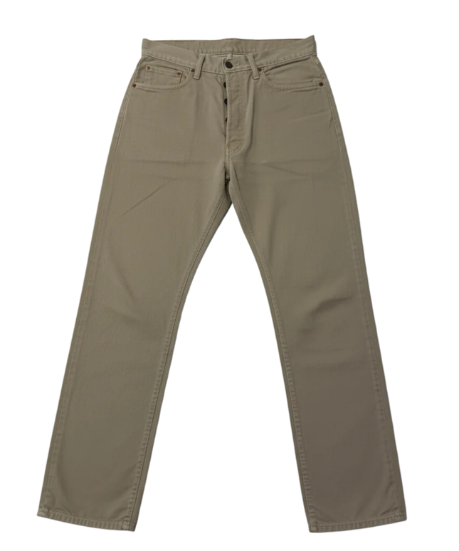 Levi's 551 Beige Vintage Straight Leg Button Fly Jeans