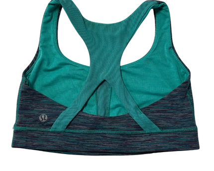 Lululemon Teal Space Dye Racerback Sports Bra