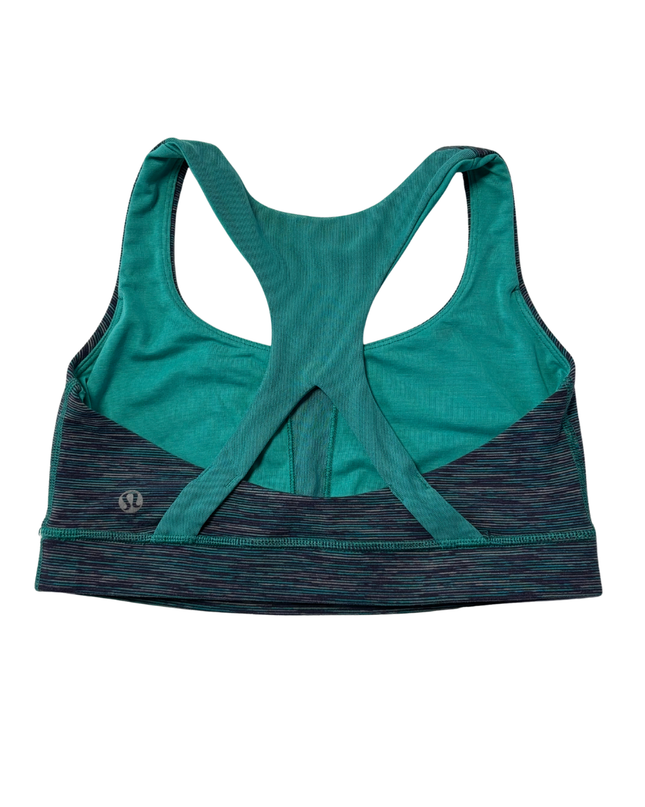 Lululemon Teal Space Dye Racerback Sports Bra