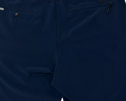 Quiksilver Navy Blue Amphibian Performance Hybrid Shorts