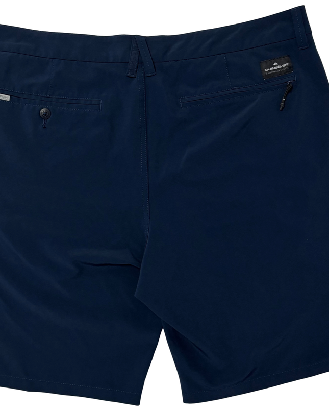 Quiksilver Navy Blue Amphibian Performance Hybrid Shorts