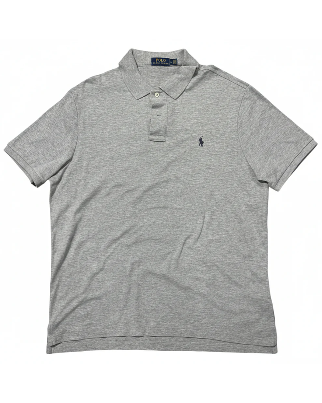 Polo Ralph Lauren Grey Short Sleeve Cotton Polo Shirt