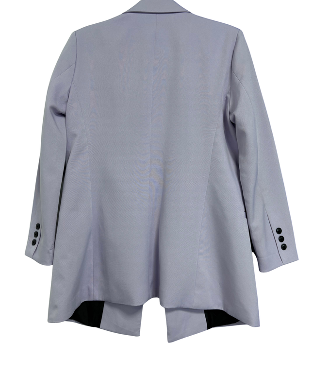 Noisy May Lilac Double-Breasted Structured Blazer
