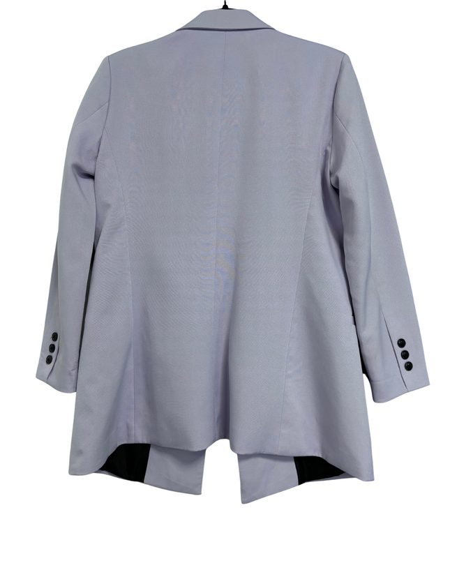 Noisy May Lilac Double-Breasted Structured Blazer