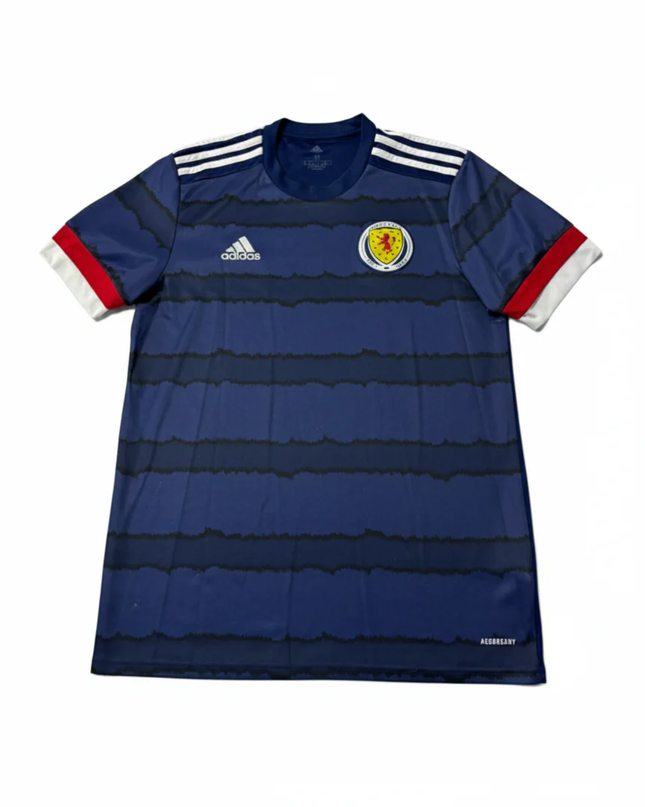 Scotland Home Adidas Navy Blue Football Jersey