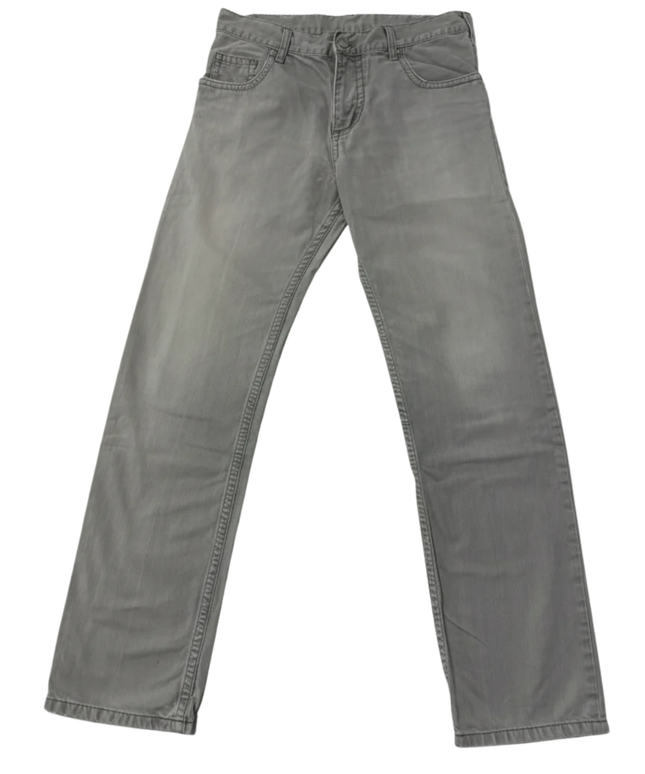 Carhartt Grey Slim Fit Cotton Pants