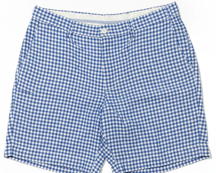 Polo by Ralph Lauren Blue Gingham Straight Fit Shorts
