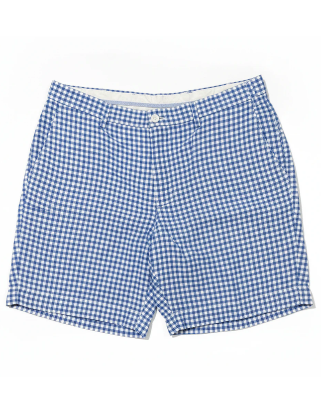 Polo by Ralph Lauren Blue Gingham Straight Fit Shorts
