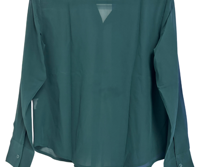 Abercrombie & Fitch Green Button-Up Long Sleeve Shirt