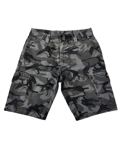 Dickies Grey Camouflage Cargo Shorts