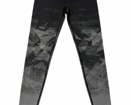 Gymshark Black/Grey Geo Seamless Leggings