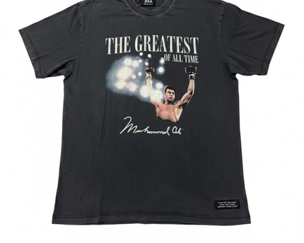 Primark Muhammad Ali Black Faded Graphic Tee