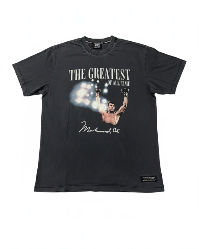 Primark Muhammad Ali Black Faded Graphic Tee