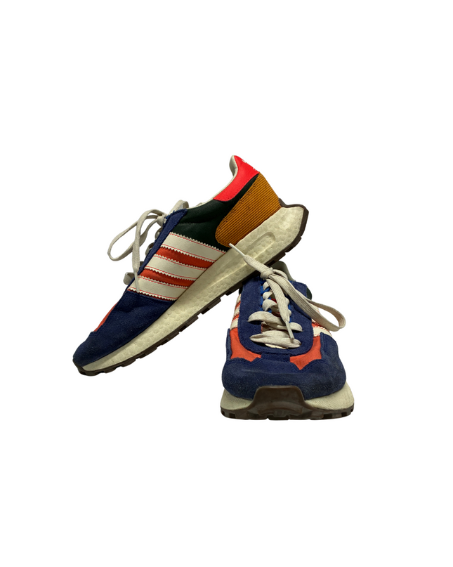 Adidas ZX 500 Boost Retro Trainers | Multicolor Navy & Red | EU 42.5