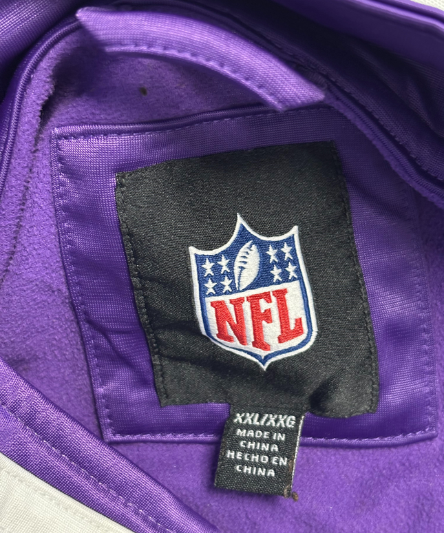 NFL Minnesota Vikings Purple Full-Zip Sports Jacket