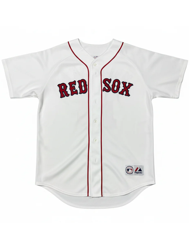 Majestic White Boston Red Sox Matsuzaka 18 Baseball Jersey