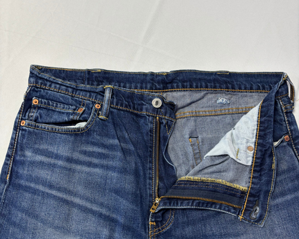 Levi's Classic Blue Straight Leg Denim Jeans
