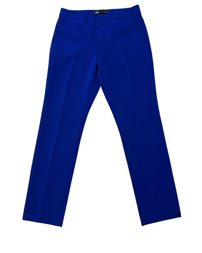 Zara Blue Tailored Trousers