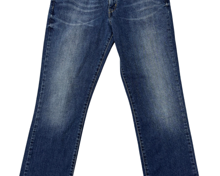 Levi's Blue Demi Curve Straight Leg Jeans