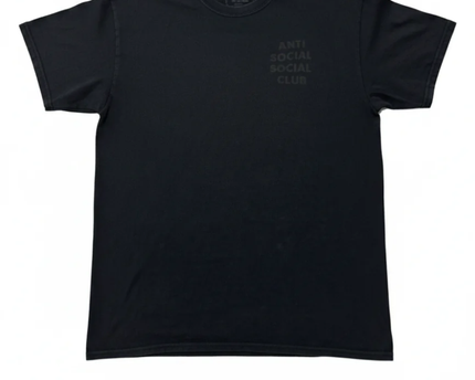 Anti Social Social Club Black Kkoch Floral Graphic Tee