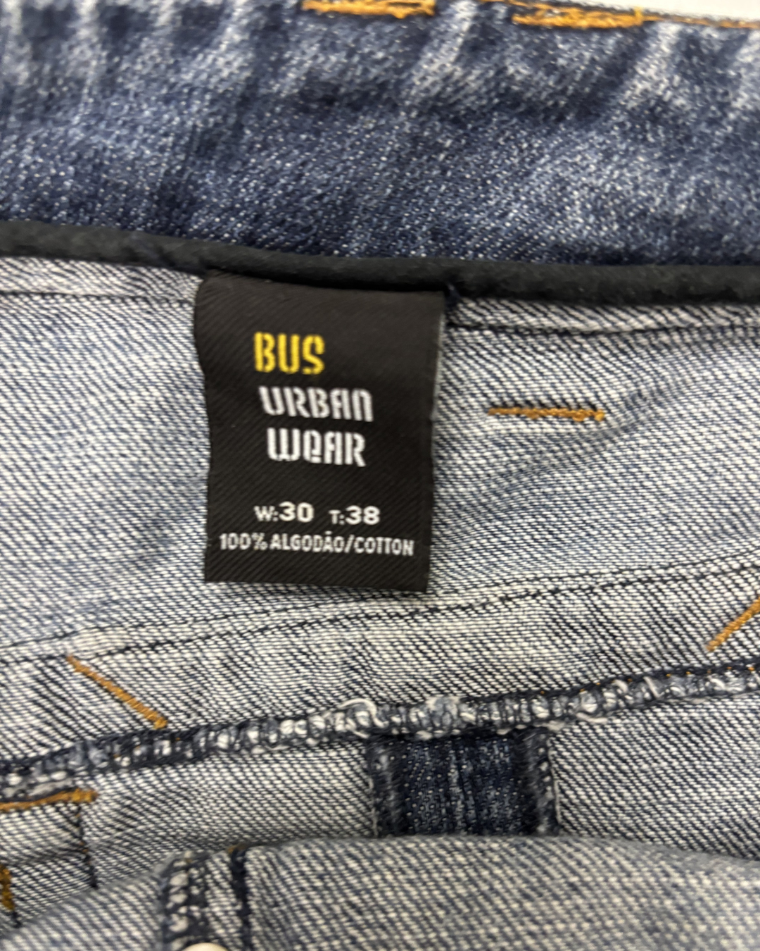 BUS Urban Wear Dark Wash Pleated Flare Denim Skirt - L | Waist: 30"