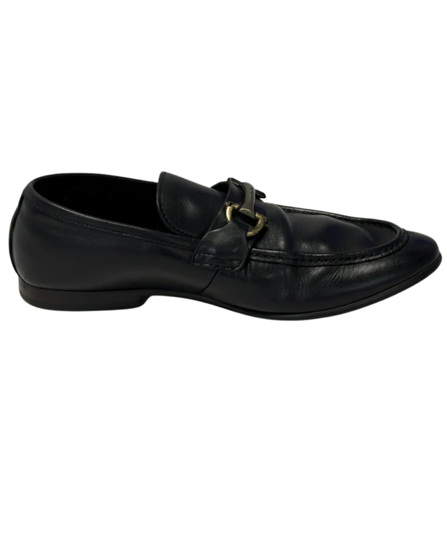 Aldo Men's Black Leather Bit Loafers