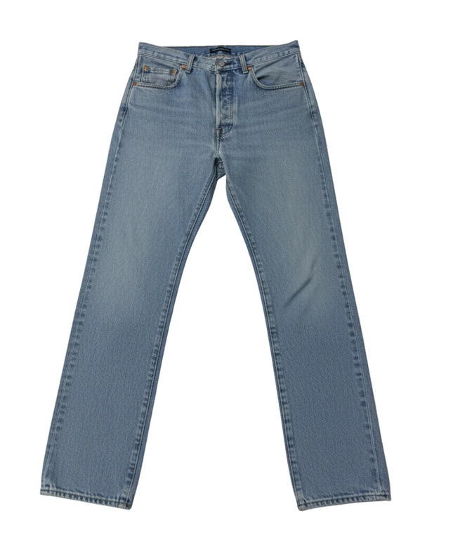 Levi's Made & Crafted Light Blue Straight Leg Organic Cotton Jeans