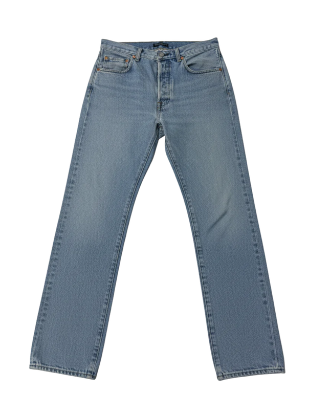 Levi's Made & Crafted Light Blue Straight Leg Organic Cotton Jeans