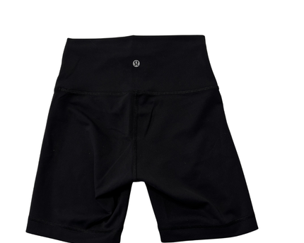 Lululemon Black High-Rise Athletic Biker Shorts