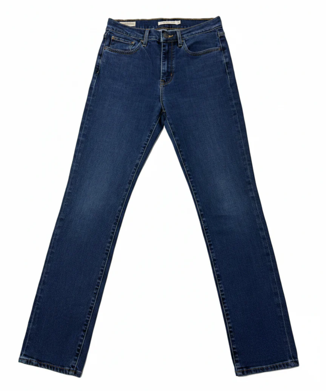 Levi's Premium 724 High Rise Straight Blue Jeans
